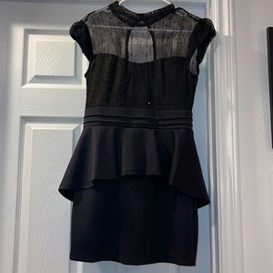 Cute TOV Holy G peplum dress size 40 / 6-8